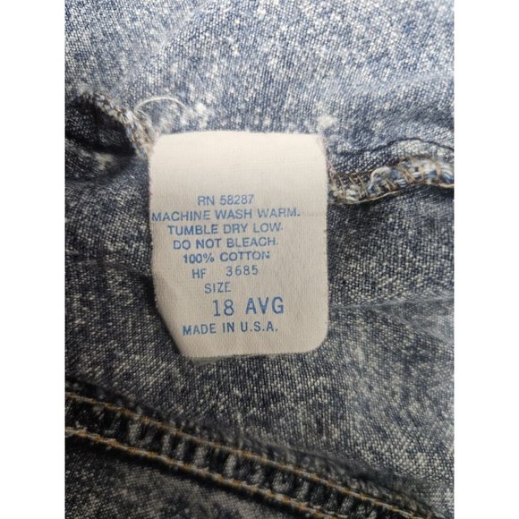 Vtg Boca Chica High Rise Acid Wash Scrunched Elastic Waist Shorts Pockets 18 - Picture 9 of 9